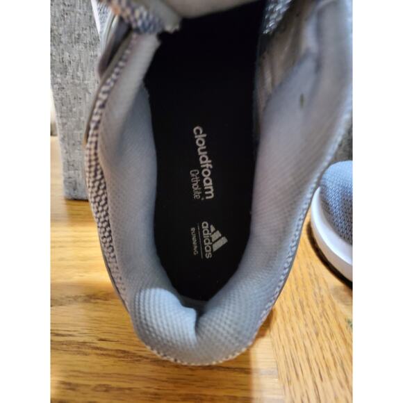 Adidas Cloudfoam Gray Sneakers Running Shoes – Breathable Mesh, - Picture 4 of 9